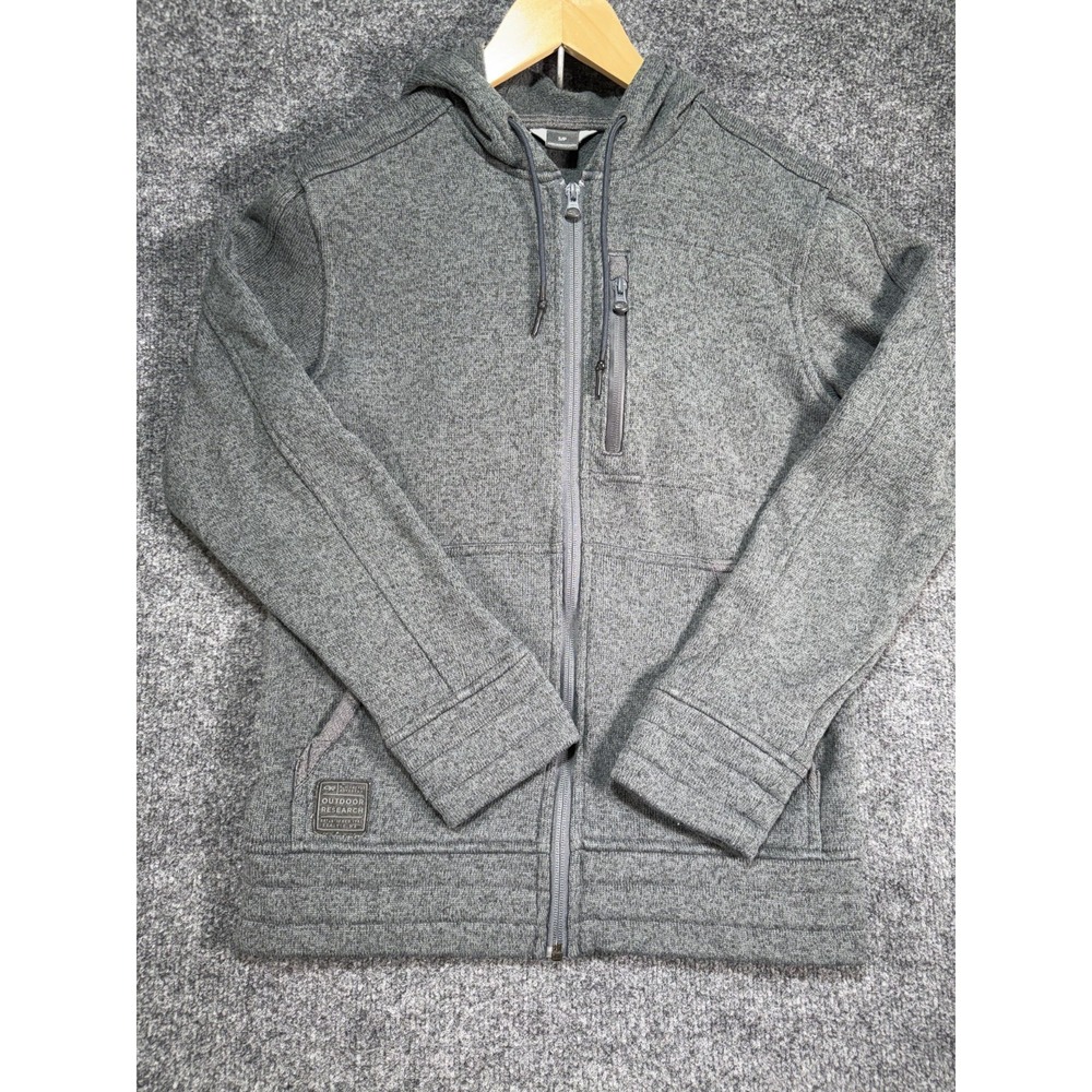 Outdoor Research Hoodie Men's Small Fleece Full‎ Zip Outerwear Outdoor Hiking